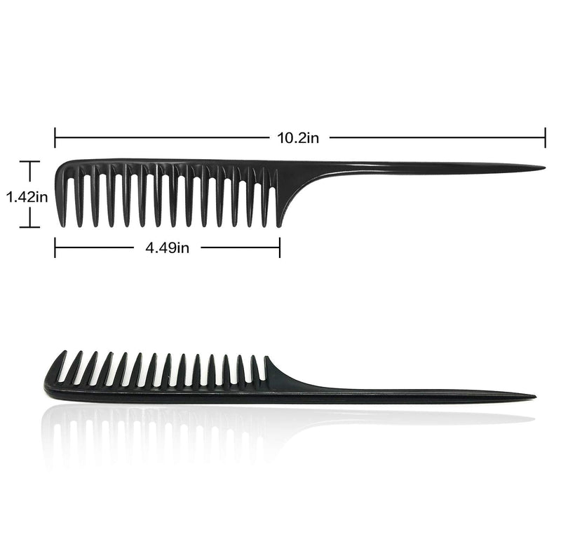 Wapodeai Wide Tooth Comb Detangling Hair Brush, Anti Static Heat Resistant Hair Comb, Suitable for all Kinds of Hair. - BeesActive Australia