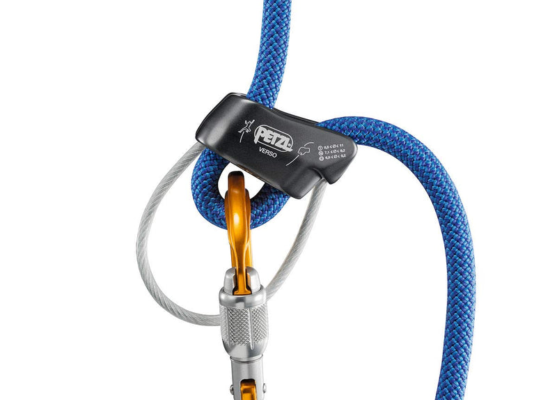 PETZL Verso Lightweight Belay/Rappel Device Green One Size - BeesActive Australia