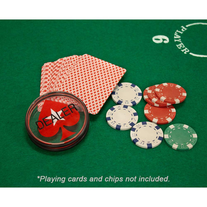 GSE Games & Sports Expert 3-Inch Double-Sided Casino Grade Clear Acrylic Poker Dealer Puck Button - BeesActive Australia