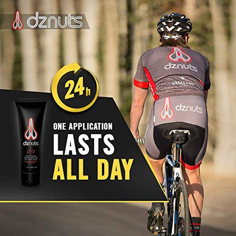 dznuts Pro Chamois Cream | Anti-Chaffing, Anti-Fungal & Anti-Bacterial | 4 fl oz. / 120 ml. 1 Pack - BeesActive Australia