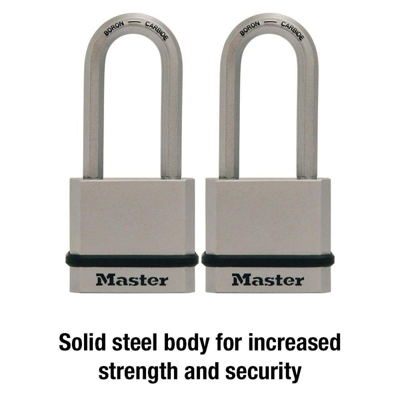 Master Lock M530XTLH Magnum Solid Steel Keyed Alike Padlocks, 2 Pack, 2 Count - BeesActive Australia