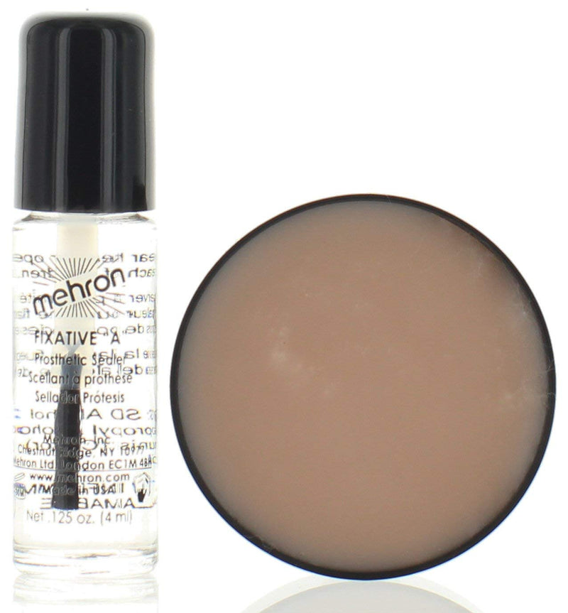 Mehron Makeup Extra Flesh with Fixative A for Special Effects | Halloween | Movies - .3oz Carded - BeesActive Australia