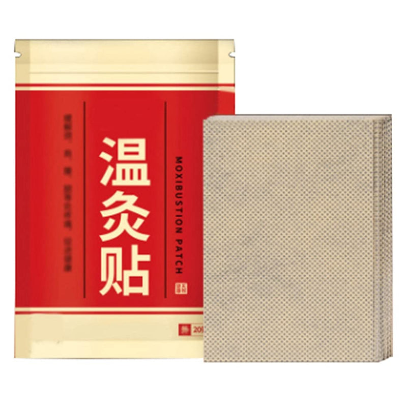 20pcs/Box Wormwood Moxa Patch Pad Health Care Moxibustion Heat Patch Stickers for Back Pain Relief Patch Traditional Chinese Medicine Patch - BeesActive Australia