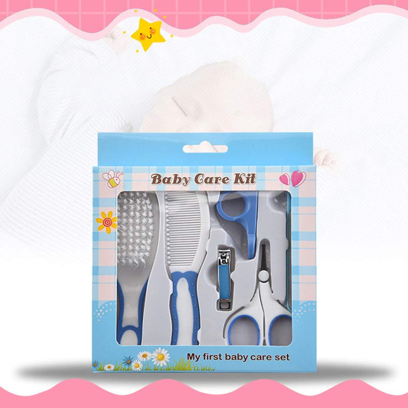 KINTRADE 6 Pcs Baby Nail Hair Daily Care Kit Newborn Kids Grooming Brush and Manicure Set - BeesActive Australia