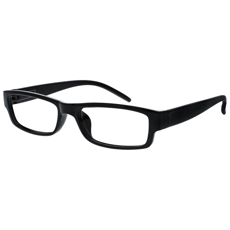 The Reading Glasses Company Black Lightweight Comfortable Readers Mens Womens R32-1 +1.00 +1.00 Magnification - BeesActive Australia