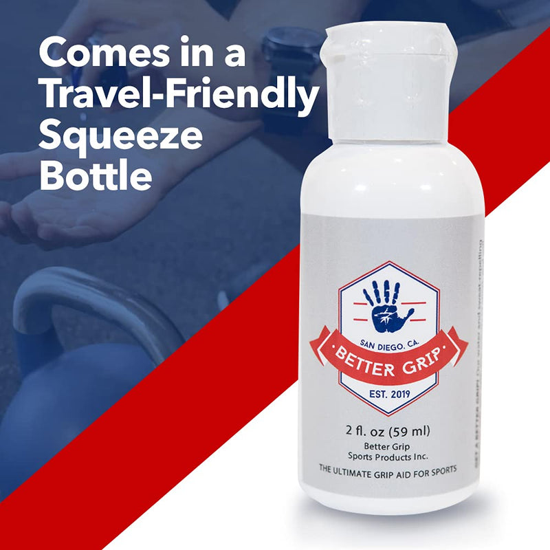 Better Grip Original Instant Dry-Touch Gel - 2 Ounce Bottle, Ultimate Gripping Aid for Sports Training and Fitness Performance - BeesActive Australia