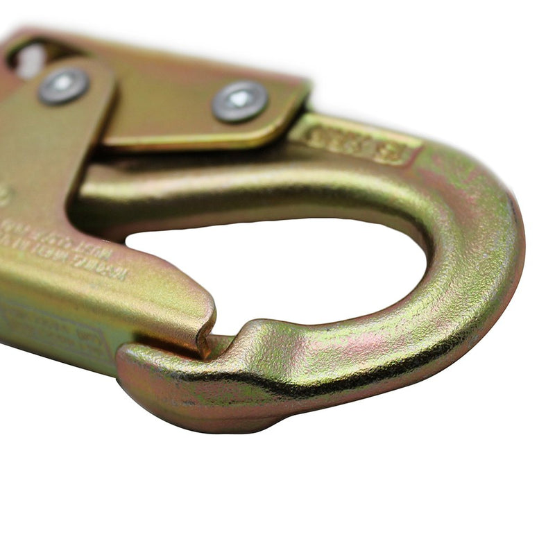 Fusion Climb Maxi-2 High Strength Carbon Steel Drop Forged Snap Hook, Gold, Universal (FP-6013-5-HS-GLD) - BeesActive Australia