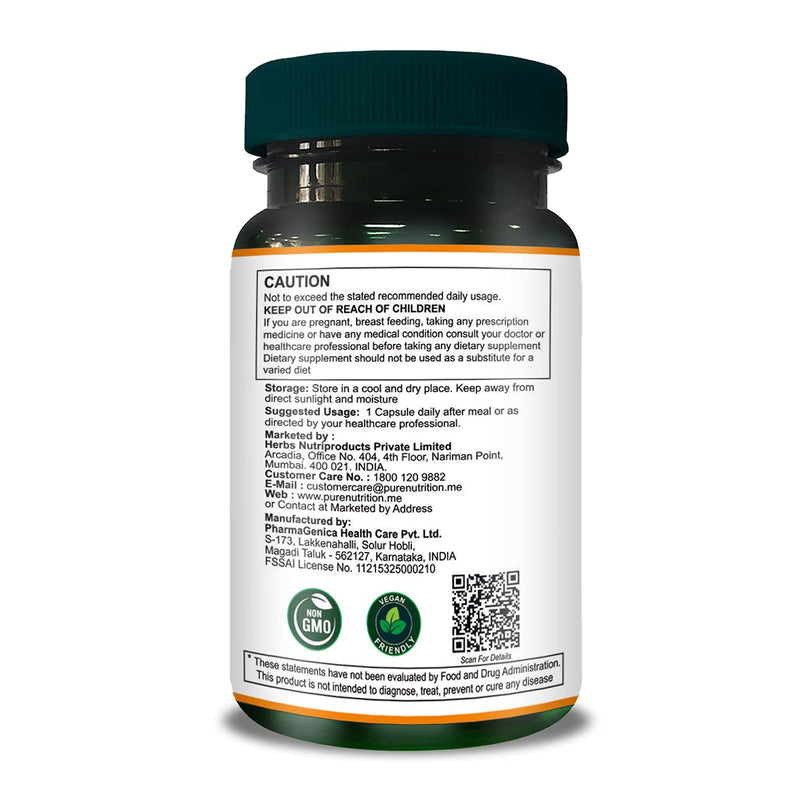Pure Nutriton Tulsi Extract 708mg, (Equivalent to 2585mg Basil Leaf Powder) with Eugenols and Ursolic Acid. Non GMO | Once Daily | 60 Days Supply. - BeesActive Australia