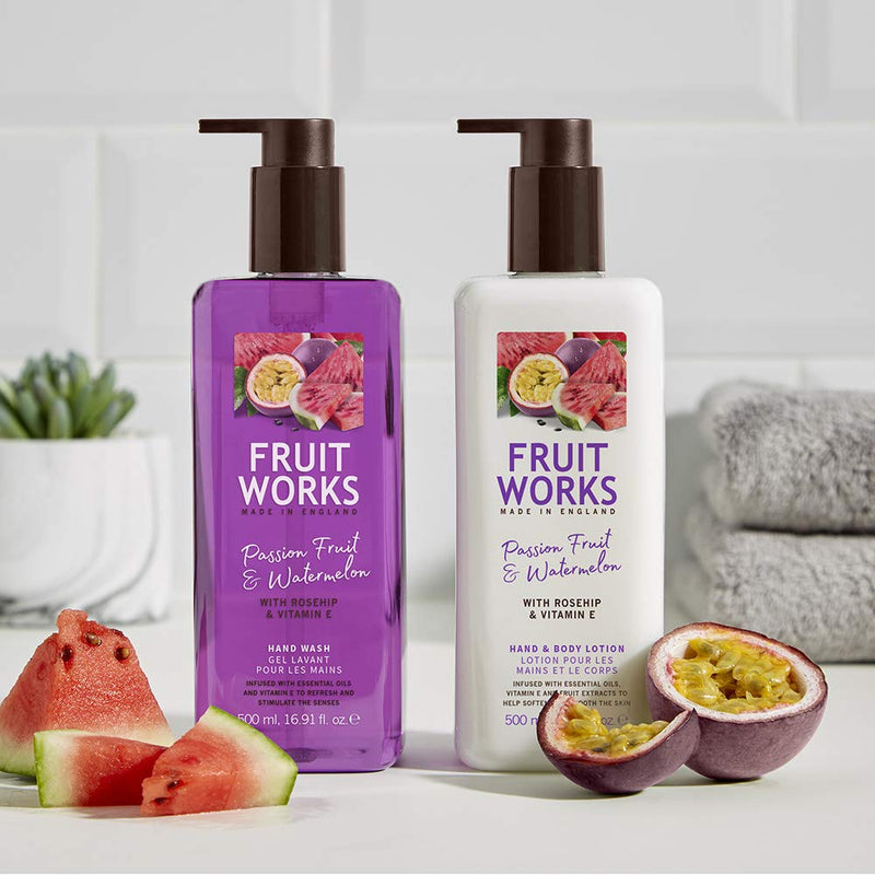 Fruit Works Passion Fruit & Watermelon Cruelty Free & Vegan Body Butter With Natural Extracts 1x 225g - BeesActive Australia