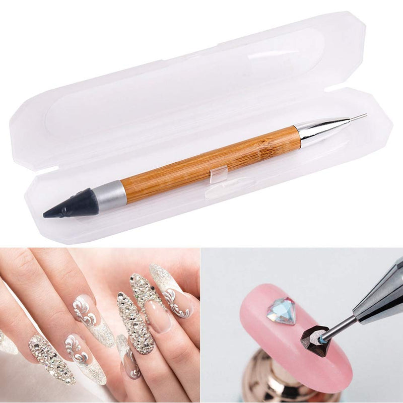 Nail Punctuation Pen for Nail Art Double-Pointed Pen Nail Art Pen Nail Salon Accessories Picker Rhinestone Beads - BeesActive Australia