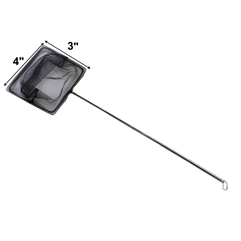 AQUANEAT Fish Net Aquarium, Fish Tank Net, Aquarium Net with Long Adjustable Handle 4 Inch - BeesActive Australia