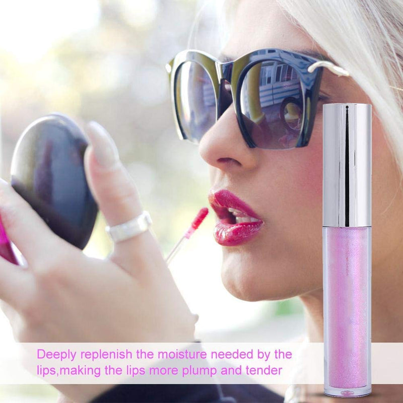 Jonlaki Lip gloss，Waterproof Moisturizing Lipstick Set Holder Cosmetic Shining Lip Glossy Makeup Tool for Girls and Women - BeesActive Australia