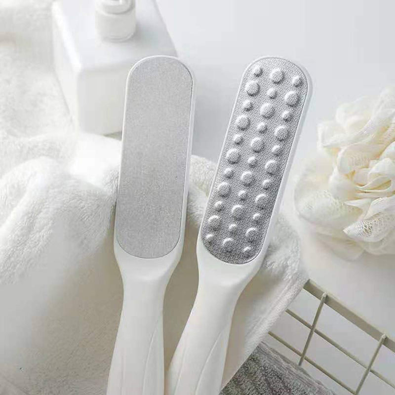 Foot File Callus Remover, Colossal Foot Rasp Foot Scrubber, Professional Grade Stainless Steel Foot File to Remove Crusty and Dead Skin, Suitable for Wet and Dry Feet. (white) - BeesActive Australia