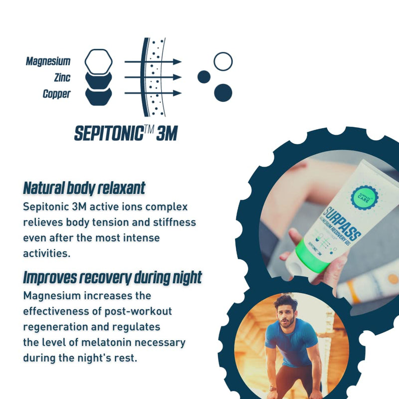 Surpass Cycling Bundle | Natural Chamois Anti-Chafing Cream & After-Ride Magnesium Recovery Gel for Enhanced Performance and Comfort on Long Rides | Activity Comfort & Faster Recovery (5.74+6.76oz) - BeesActive Australia