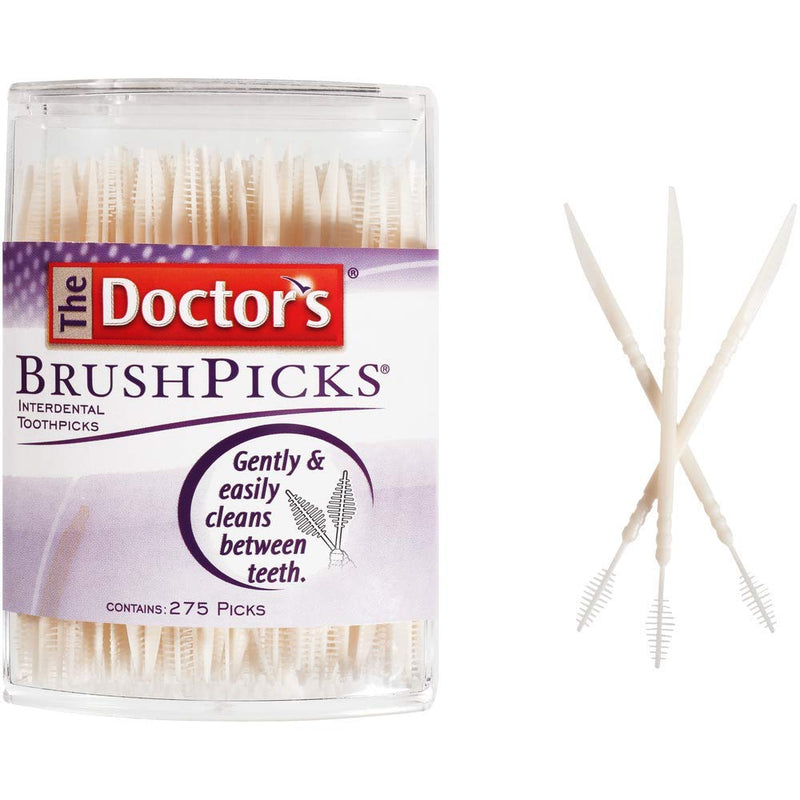 The Doctor's BrushPicks Interdental Toothpicks, 275 Picks Pack of 1 275 Count (Pack of 1) - BeesActive Australia