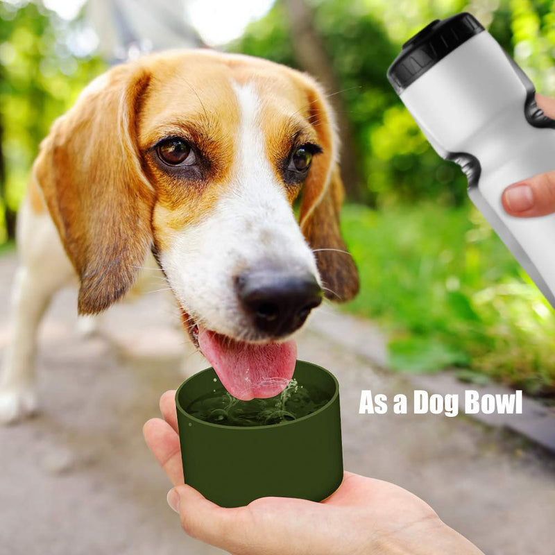 Protective Silicone Boot Sleeve for Hydro 12oz-40oz Sport Water Bottles Flask Accessories Anti-Slip Bottom Sleeve Cover Pet Feeding Bowl for Puppy Cat Army Green Fits 12oz to 24 oz Bottles - BeesActive Australia