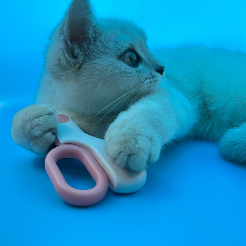 Small Animal Nail Clippers with LED Lights, Dog and cat Nail Trimmers, Professional Claw Trimmer for Tiny Dog Cat Kitten Bunny Rabbit Bird Guinea Pigs Ferret Hamsters. Avoid Excessive Cutting pink - BeesActive Australia