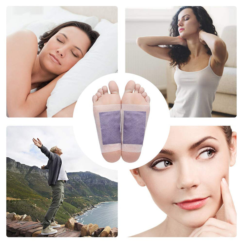 Detox Foot Patches, Detox Foot Pads, Foot Patches, Lavender Detox Foot Patches for Pain Relief & Stress Relief & Deep Sleep & Detox Cleanse, 20Pcs - BeesActive Australia