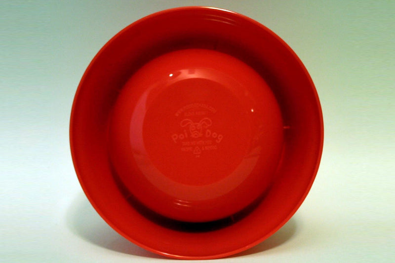 Travel Dog Bowl with a Screw Top Lid - 'Ohana Bowl - Holds 2 Cups of Food Red - BeesActive Australia