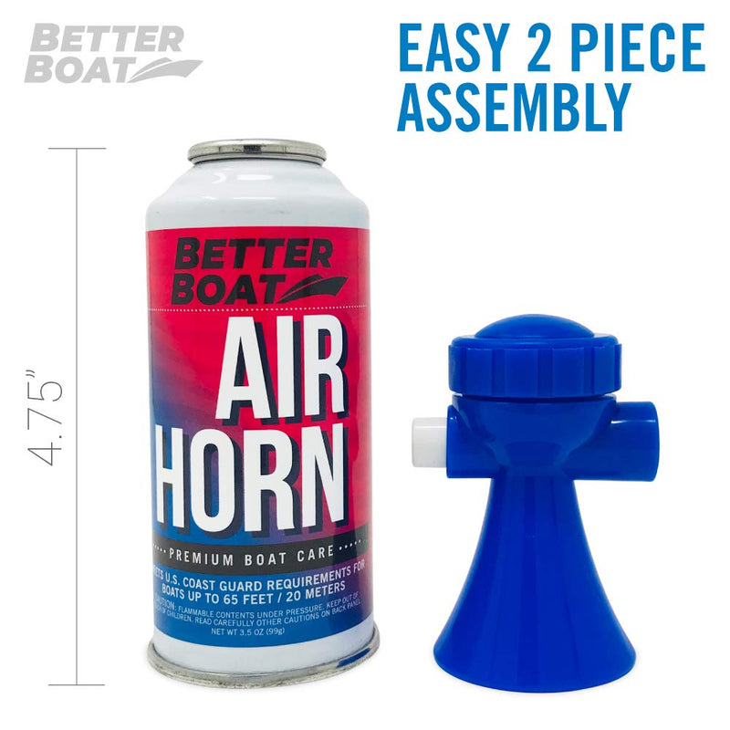 Air Horn for Boating Safety Canned Boat Accessories | Marine Grade Airhorn Can and Blow Horn 3.5 oz - BeesActive Australia