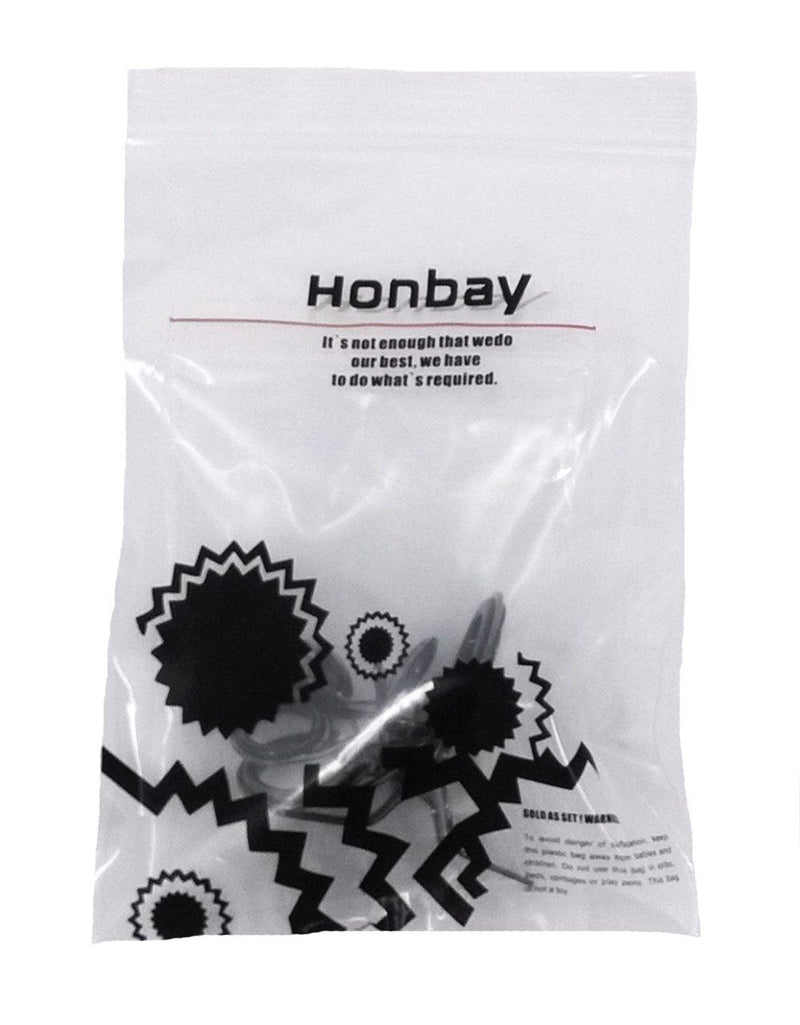 HONBAY 7pcs Set Mixed Sizes Fishing Rod Eyes Guides Line Rings Repair Kit - BeesActive Australia