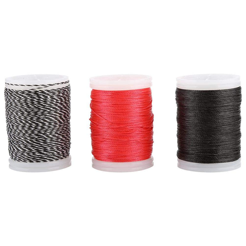 Aosiyp Bow String Serving Thread,120m Strong Pull Archery Protector Durable Nylon String Serving Thread Replacement for Bowstring Archery Supplies Black - BeesActive Australia