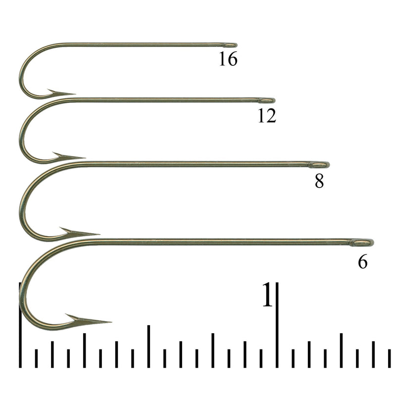 Mustad 3191 Classic Carlisle Kirbed Point Hook (100-Pack) 8 Bronze - BeesActive Australia