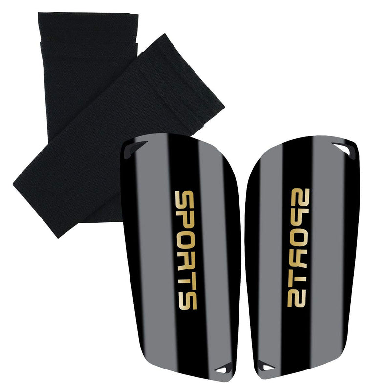 Soccer Shin Guards for Kids Youth, Shin Guard and Shin Guard Sleeves for Boys and Girls for Football Games EVA Cushion Protection Reduce Shocks and Injuries A-Black Small - BeesActive Australia