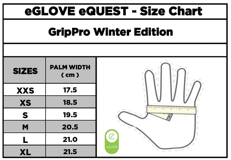 eGlove eQUEST GripPro Winter Edition - Thermal Lined Horse Riding Gloves - Touchscreen Friendly! X-Large Brown - BeesActive Australia