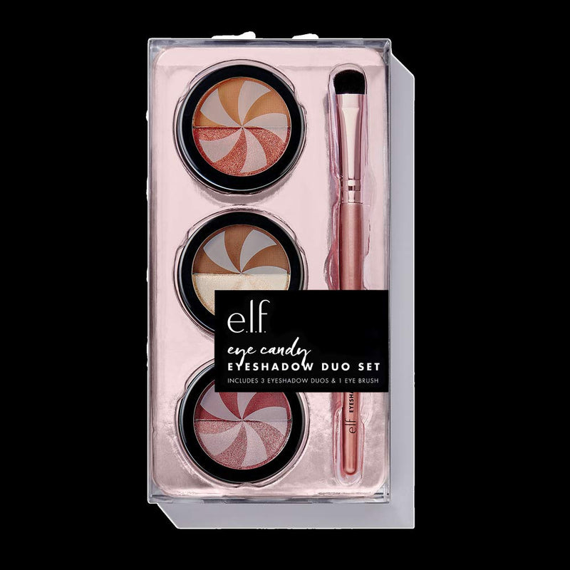 e.l.f, Eye Candy Eyeshadow Duo Set, Includes 3 Eyeshadow Duos and Brush, Creamy and Ultra-Pigmented Makeup, 1.26 Oz - BeesActive Australia