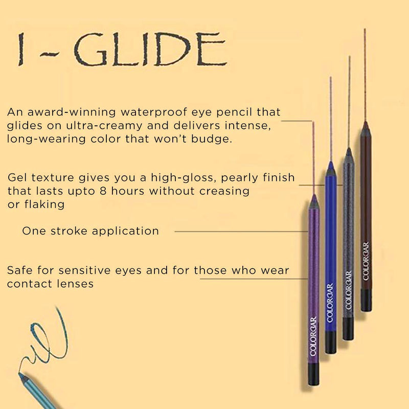 Colorbar I-Glide Eye Pencil, Peacock Throne, Dermatologically and ophthalmologically tested -Green - BeesActive Australia