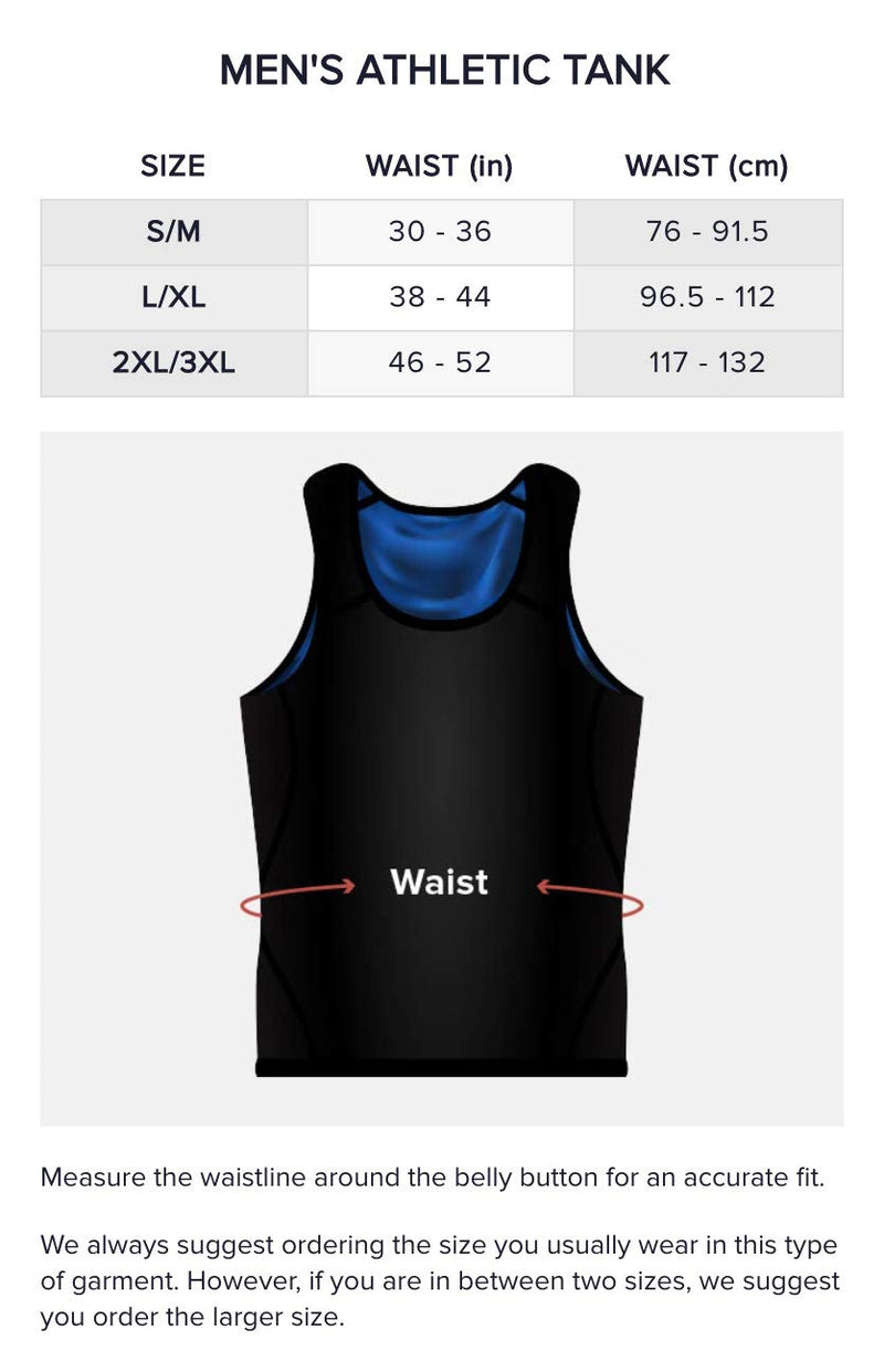 Sweat Shaper Men’s Premium Slimming Shapewear Workout Sauna Tank Top Vest Large-X-Large Black - BeesActive Australia