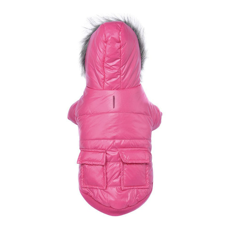 lesypet Dog Warm Winter Coat, Doggy Coats for Small Dogs Wind Resist Paded Warm Jacket for Puppy Pink - BeesActive Australia