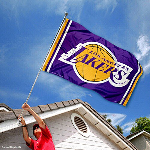 WinCraft Los Angeles Lakers Flag 3x5 Banner - BeesActive Australia