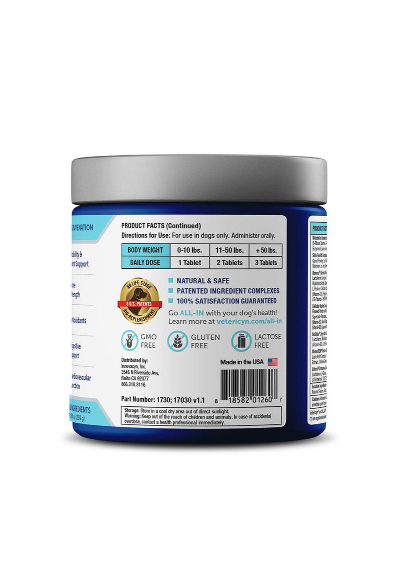 Vetericyn All-in Dog Supplement Senior - BeesActive Australia