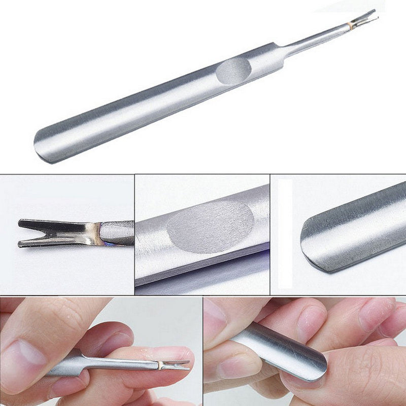 Ingrown Toenail Treatment Tool Ingrown Toenail File Cuticle Removal Pedicure Manicure Set Foot Care Kits Cuticle Fork Pusher Double Headed Toenail Groove Cleaner (Life017i) Life017i - BeesActive Australia