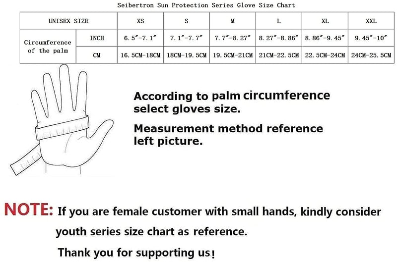 Seibertron S.P.S.G-4 Horse Riding Touchscreen Adult & Youth UPF100+ UV Sun Glove adult size blue adult M - BeesActive Australia