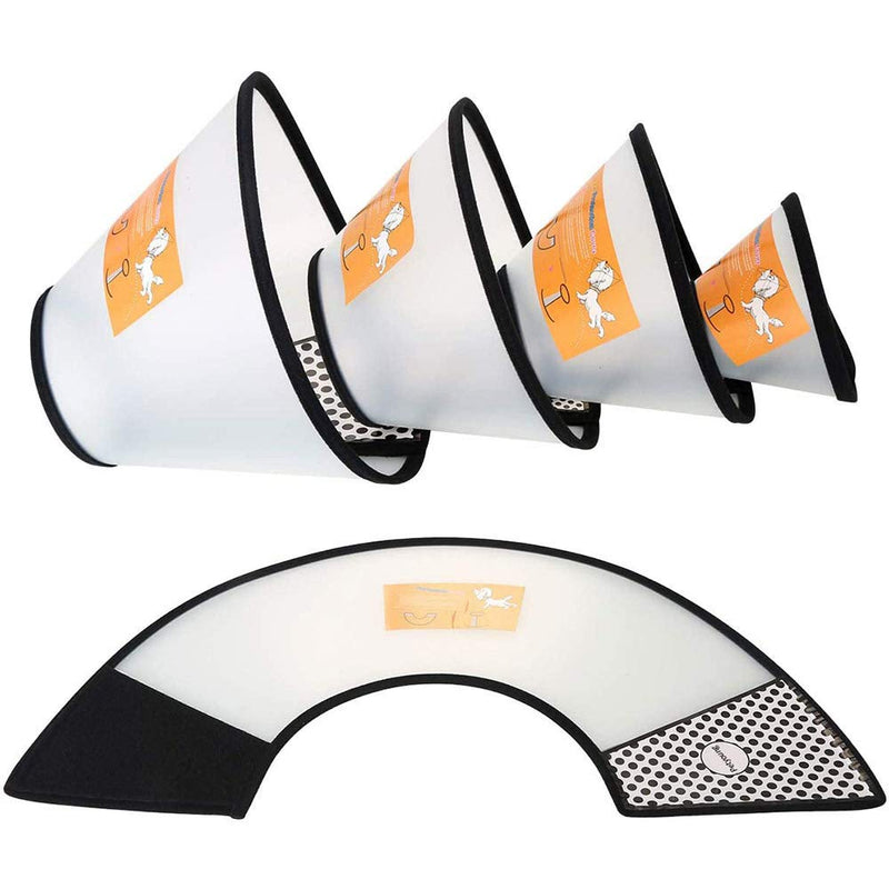 Bepets Cat Cone Collar, Pet Cone Cat Recovery Cone for Kitten Cone After Surgery Anti-Bite Lick Wound Medical, Protective Cat Head Cone Kitten Cone Collar Cat E Collar for Cats Kitty Rabbit (Small 6#) - BeesActive Australia