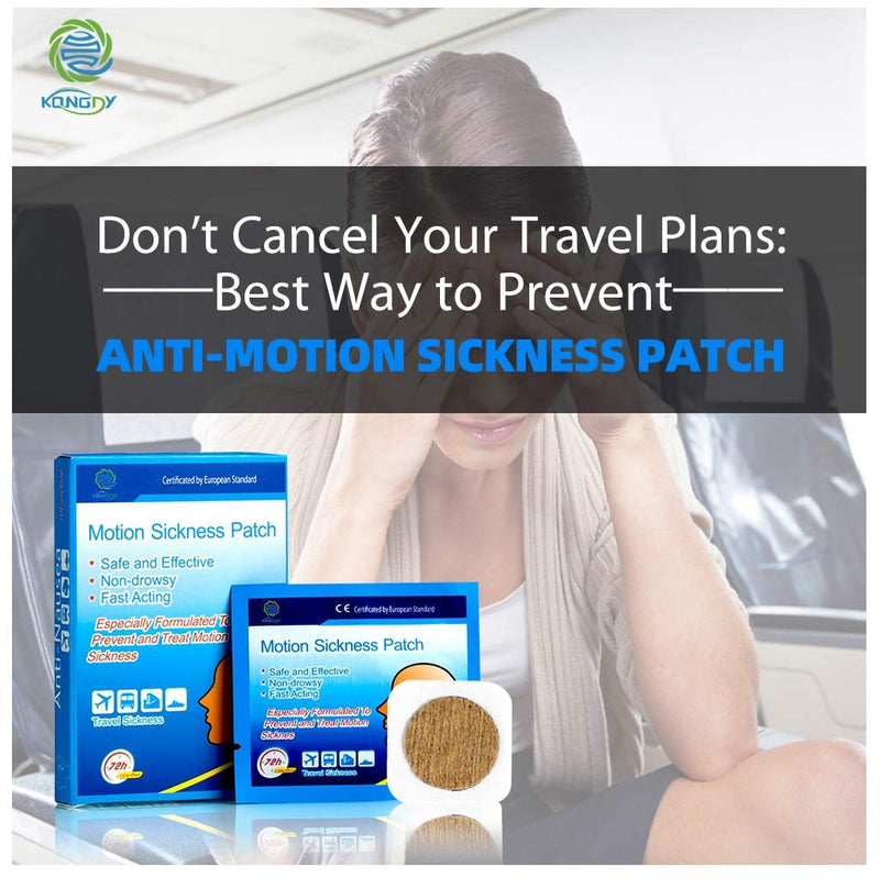 KONGDY® Motion Sickness Patch - Travel Sickness, Anti-Nausea Car Sea Plane (20) 10 - BeesActive Australia