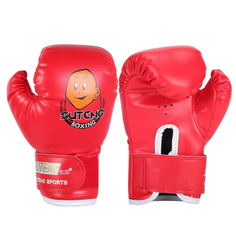 [AUSTRALIA] - VGEBY Kids Boxing Gloves,Youth Sparring Punching Training Sparring Boxing Gloves for Age 3-12 Years (Color : Red) 