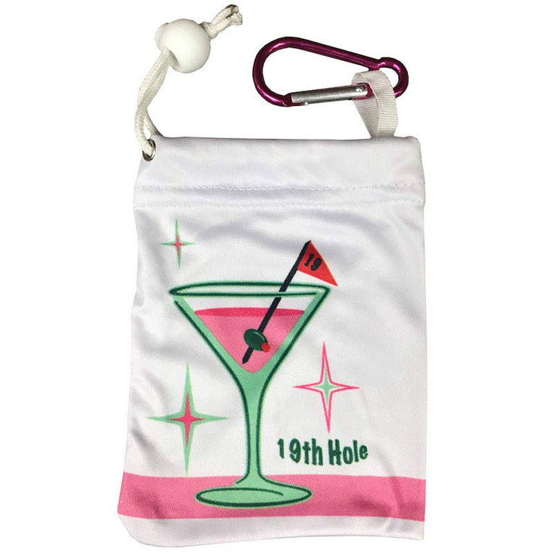 Giggle Golf Par 3 - Golf Towel, Tee Bag with 4 Tees, and Bling Ball Marker with Hat Clip - Perfect Golf Gift for Women 19th Hole - BeesActive Australia