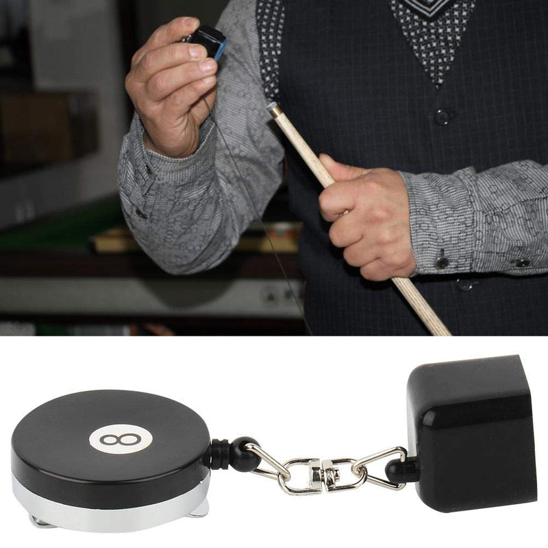 [AUSTRALIA] - Alomejor Retractable Chalk Tip Holder Cue Chalk Box Billiards Accessories 