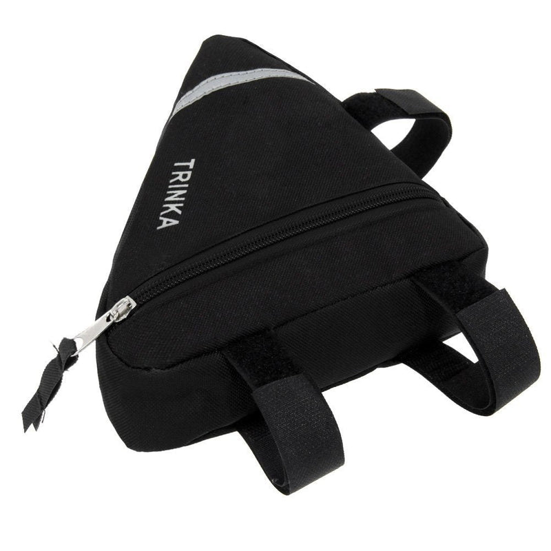 MOOCY Sport Bicycle Bike Storage Bag Triangle Saddle Frame Pouch for Cycling Black - BeesActive Australia