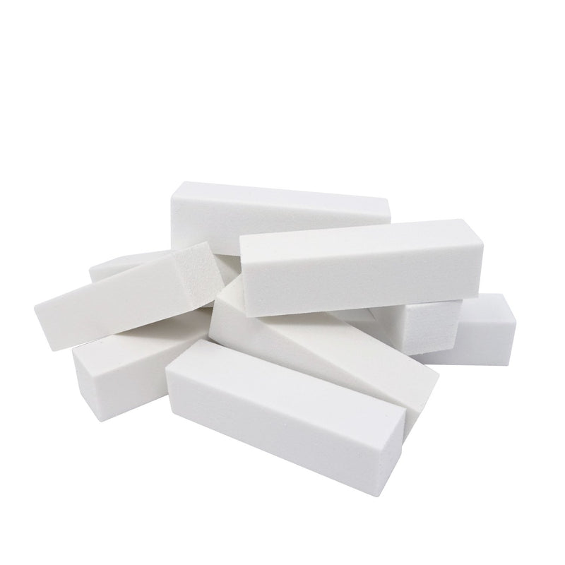 Honbay 10PCS White Nail Buffer Sanding Block Files Nail Art Tips Tool - BeesActive Australia