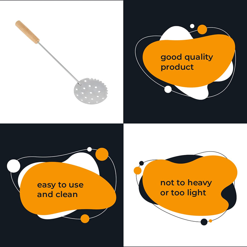 Ice Fishing Scoop - Metal Handle Ice Skimmer - Ice Fishing Slush Scooper - BeesActive Australia