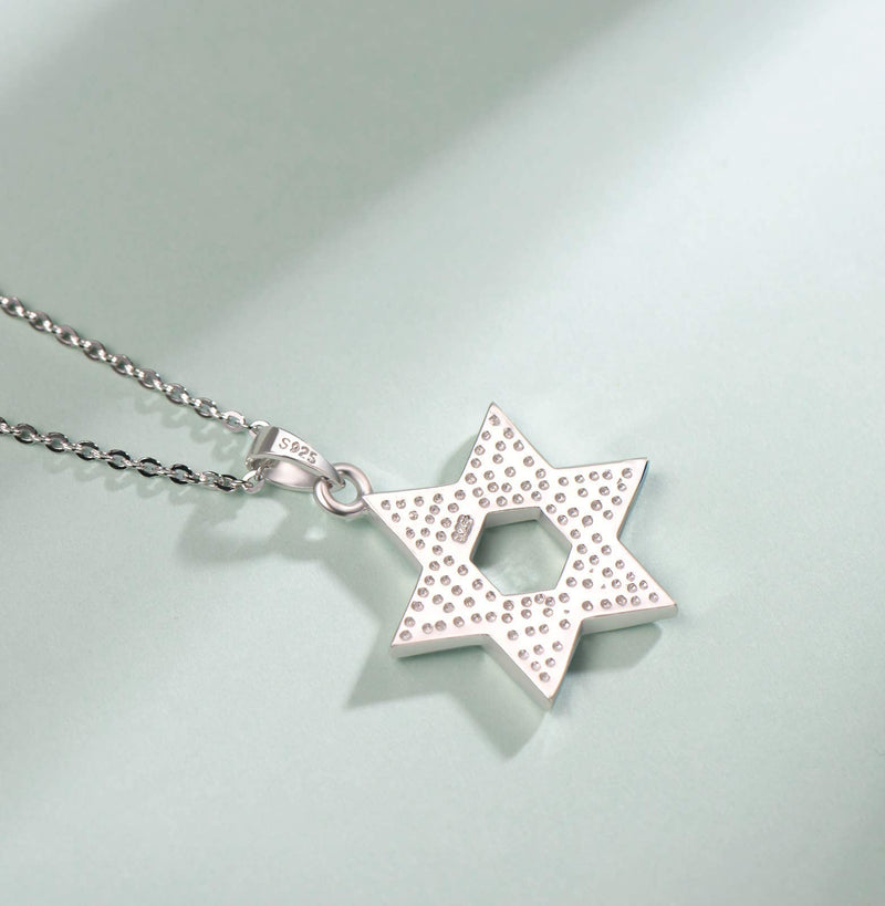 FANCIME Sterling Silver Created Fire Opal Star Necklace/Dangle Earrings/Bracelet Charm Danity October Birthstone Fine Jewelry for Women - BeesActive Australia