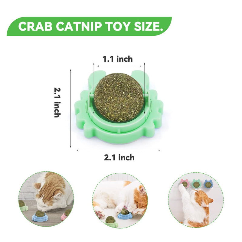 Aucenix 2 Pcs Catnip Balls Toy for Cat Green-2 pcs - BeesActive Australia