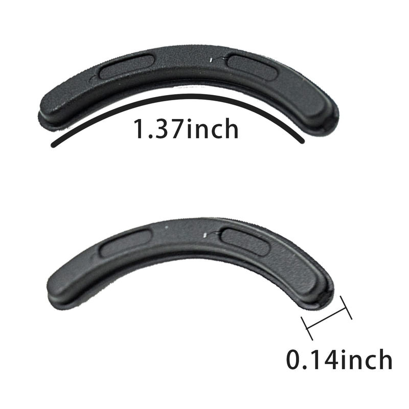 Eyelash Curler Pads,Eyelash Curler Refills Pads Silicone Curler Replacement Pads for Universal Eyelash Curler,24 Piece 24 pcs Black - BeesActive Australia