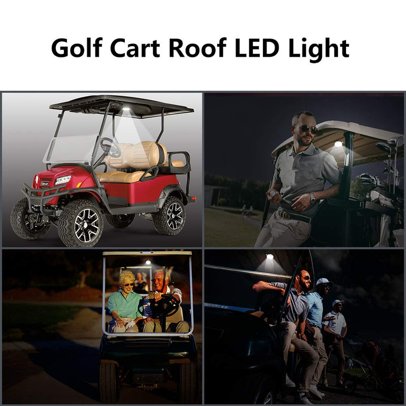 10L0L Golf Cart Roof Touch LED Light Fit for Club Car EZGO Yamaha, USB Rechargeable Wireless Light Stick-on Anywhere with Strong Adhesive for Golf Cart - BeesActive Australia