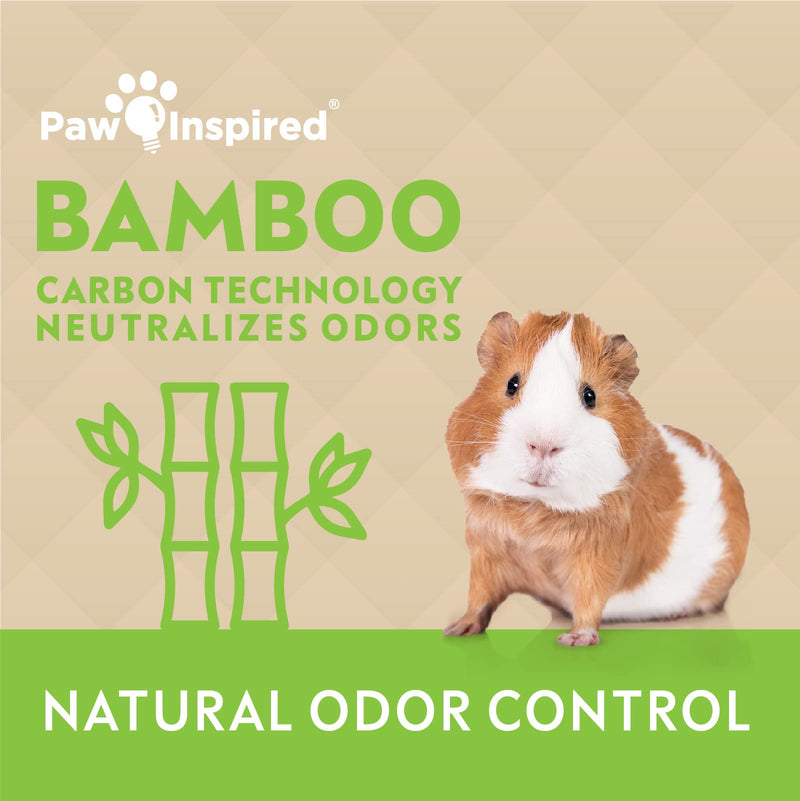 Paw Inspired Washable Guinea Pig Cage Liners | Fleece Bedding for Guinea Pigs Ferrets, Rabbits, Hamsters, Small Animals | Bamboo Charcoal Odor Controlling Absorbent Pee Pads Midwest 1 ct. - BeesActive Australia